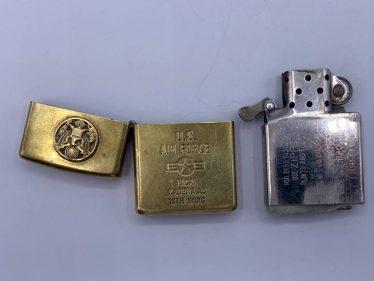 1307】 Zippo ジッポ U.S. AIR FORCE PACAF KADENA AB 18TH WING 
