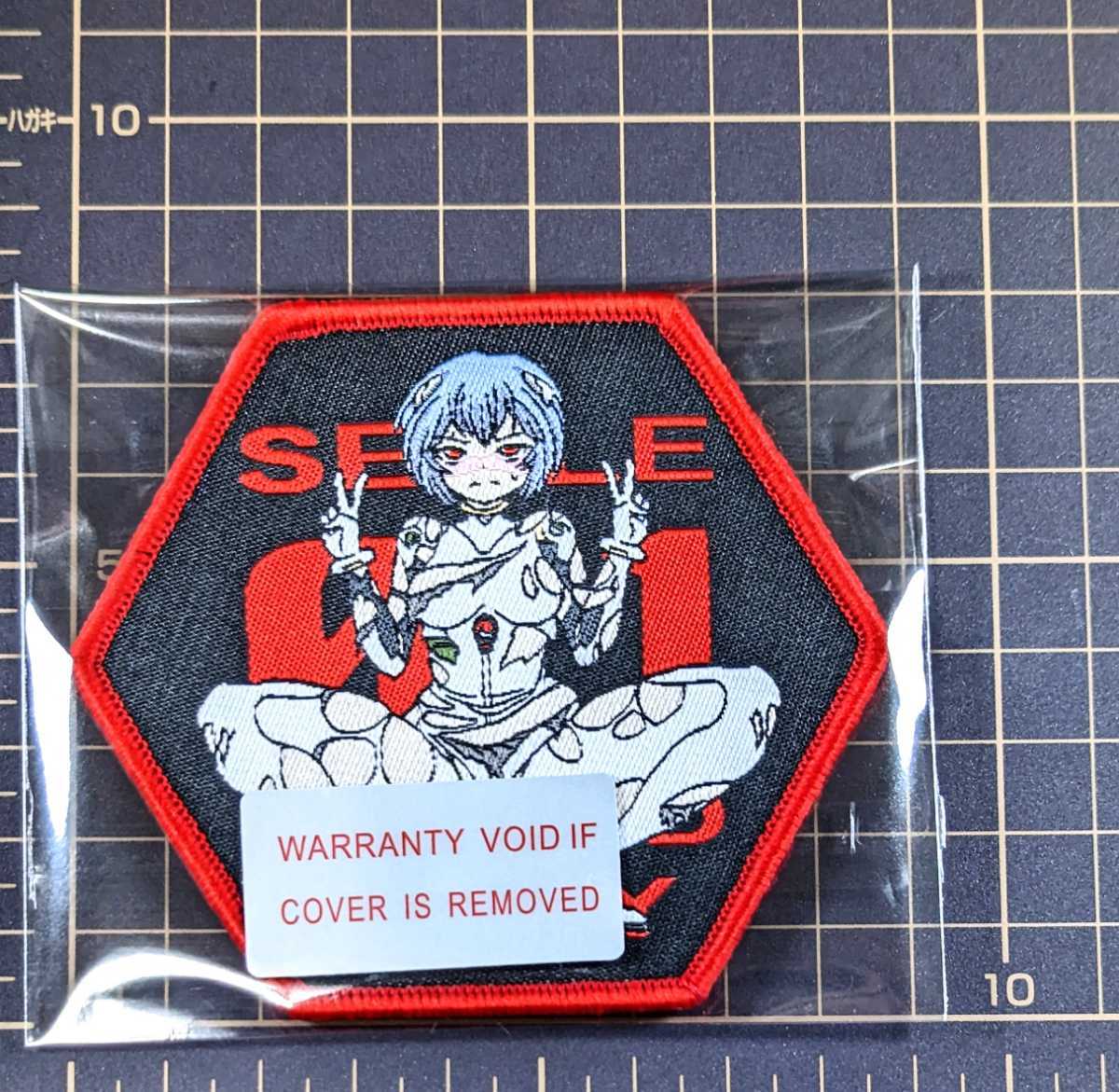 国内未発売 サークル正規品 綾波レイ 刺繍ベルクロワッペン □ 検：新