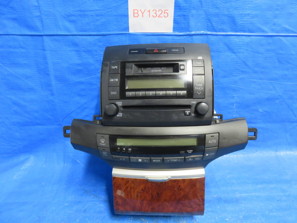 BY1325　トヨタNZT240　プレミオ/アリオン　センターパネル/エアコン・ナビ・オーディオパネル/CDカセットプレーヤー/TOYOTA純正