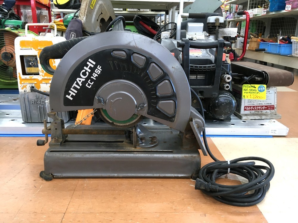 高品質，送料無料 同梱不可 140 品 日立工機 CC14SF 高速切断機 355mm 100V 1450W 15A 電源コード式 電動工具(切断機一般)｜売買されたオークション情報、yahooの商品情報をアーカイブ公開 - オークファン 鉄工用