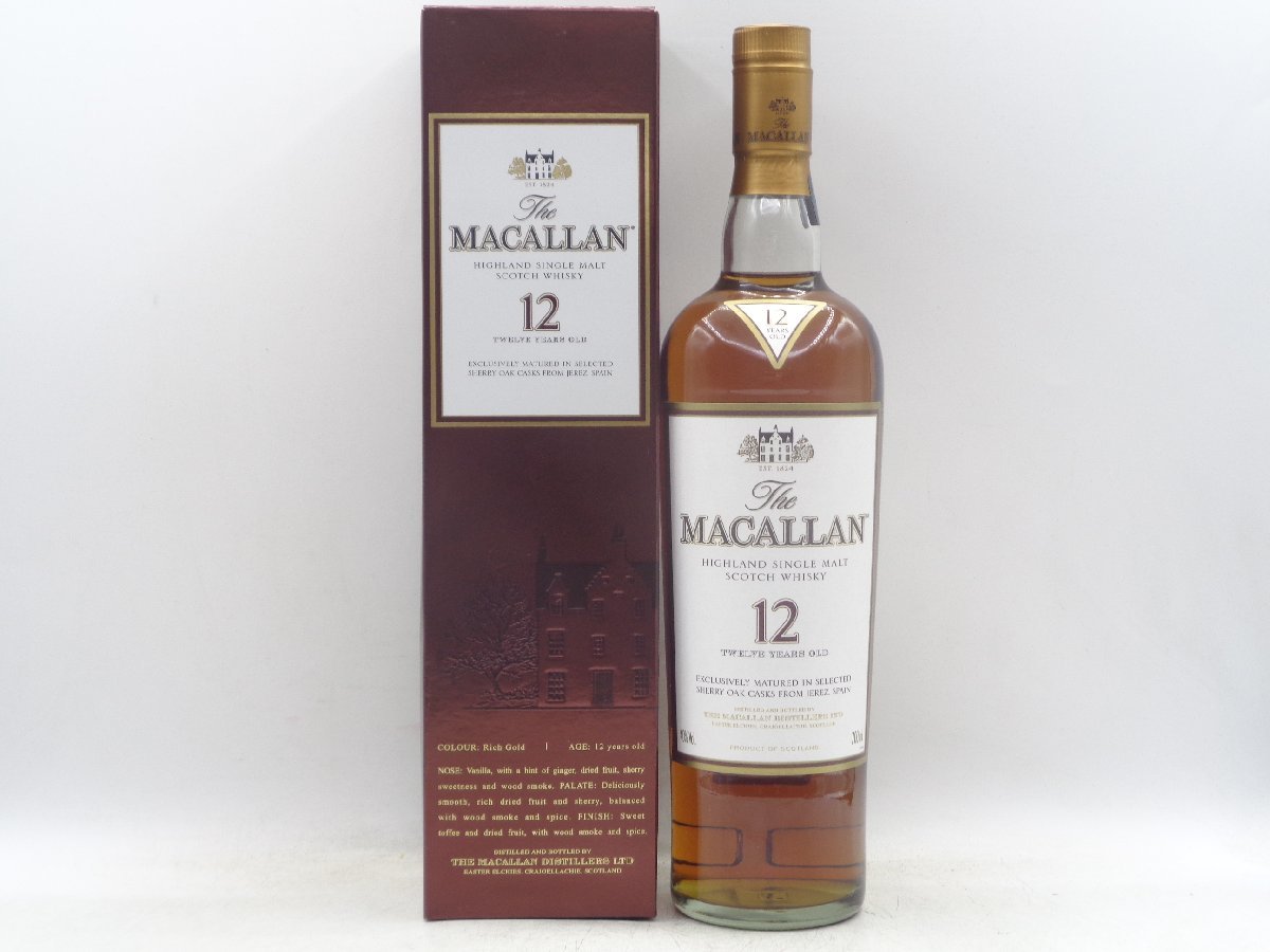 The MACALLAN 12年 ザ マッカラン ハイランド シングルモルト スコッチ