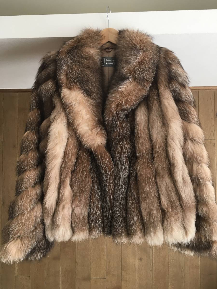 FOX サガフォックス フォックス サガ コート 銀 美品 SAGA FOX サガ 
