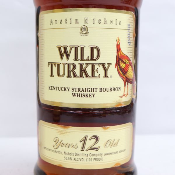 WILD TURKEY（ワイルド ターキー）12年 旧 50.5% 750ml G22K120091