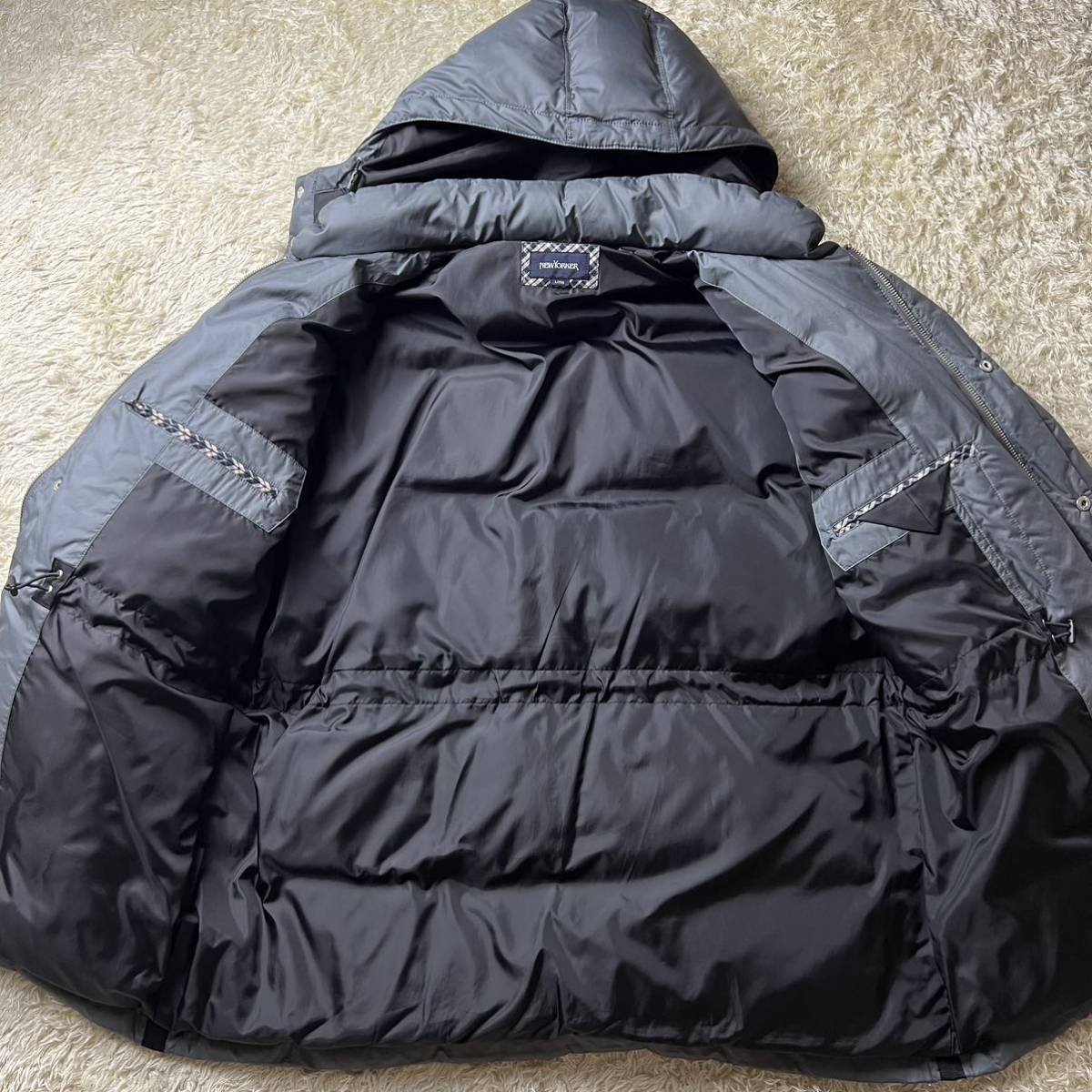B33 希少色!! ダウン90％使用○ ニューヨーカー ダウンコート ダウン