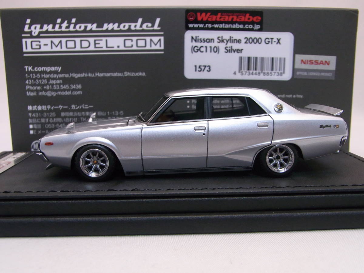 ☆1円～蔵出し④☆Nissan Skyline 2000 GT-X GOLD 1/18【GC110