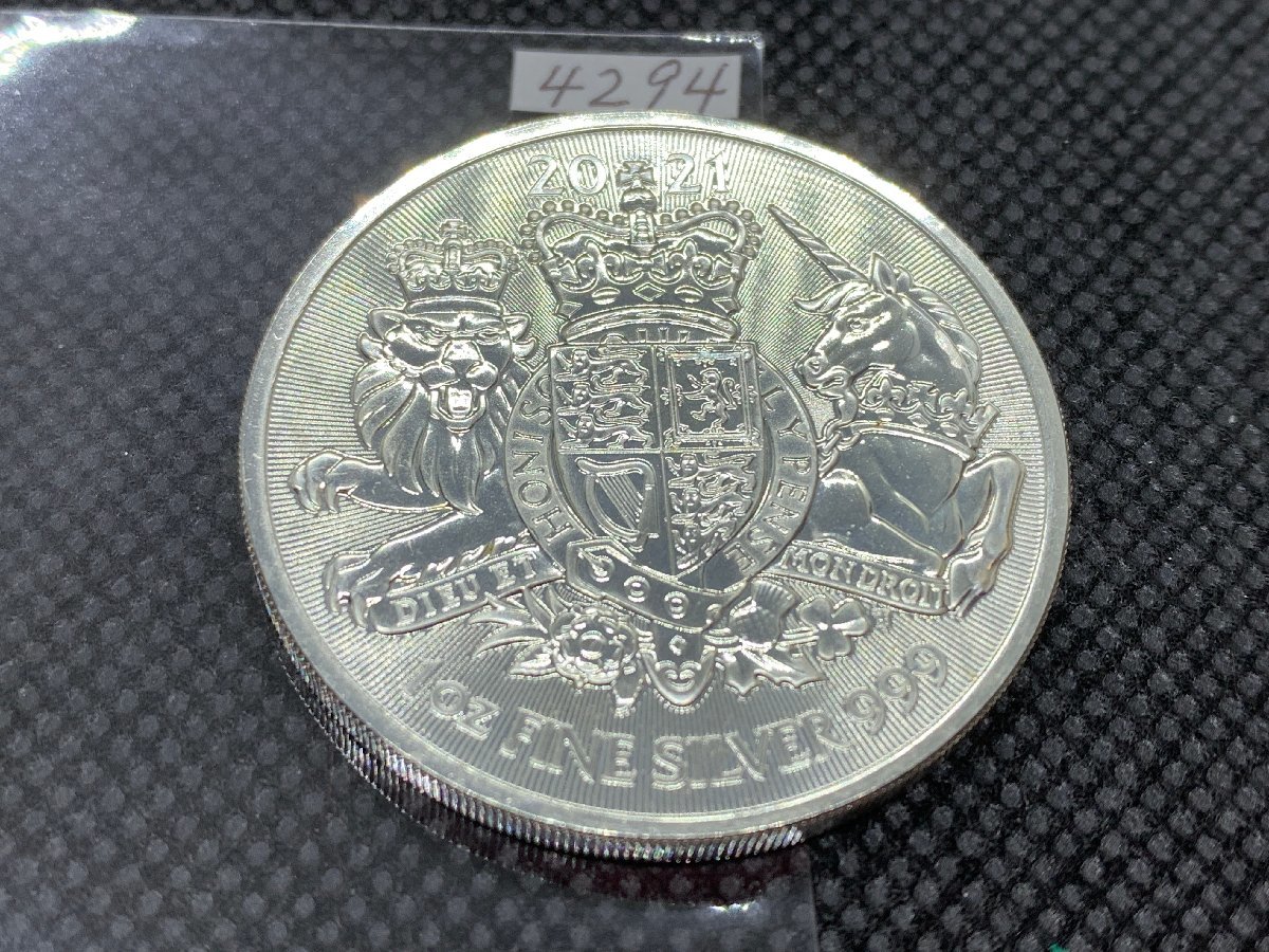 31.1グラム 2021年 (新品) イギリス「 英国王室の紋章・ライオン