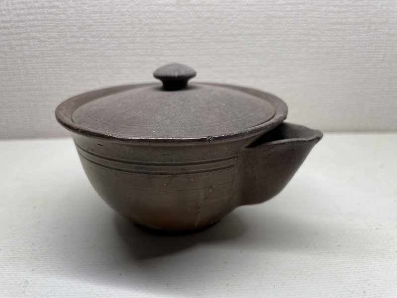 備前焼 在銘 宝瓶 2個 煎茶道具 急須 茶注 急須 備前 宝瓶