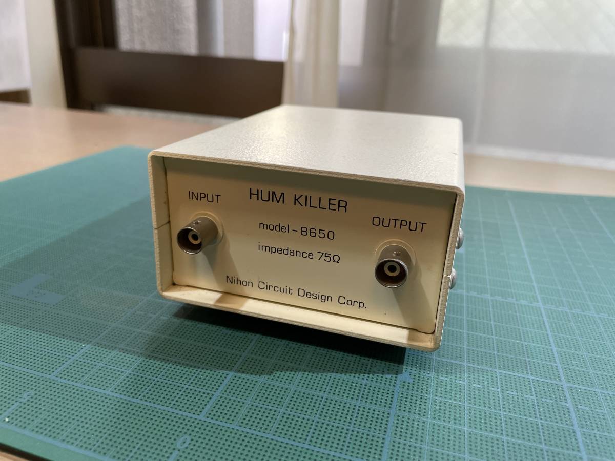 HUM KILLER MODEL-8650 株式会社日本シーディー(オーディオ機器)｜売買されたオークション情報、yahooの商品情報を ...