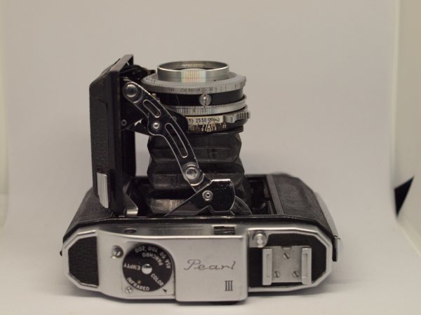 パール Pearl III 蛇腹カメラ 小西六 コニカ Konica Pearl II コニカ