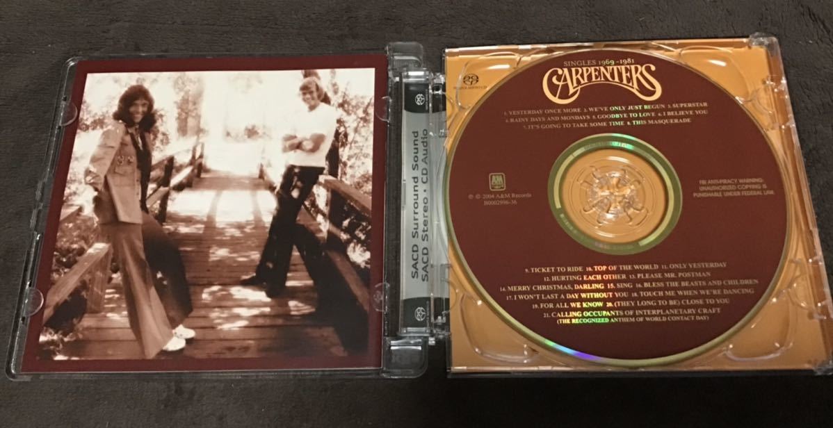 Singles SACD 1969-1981 sacd」の落札相場・落札価格 「カーペンターズ