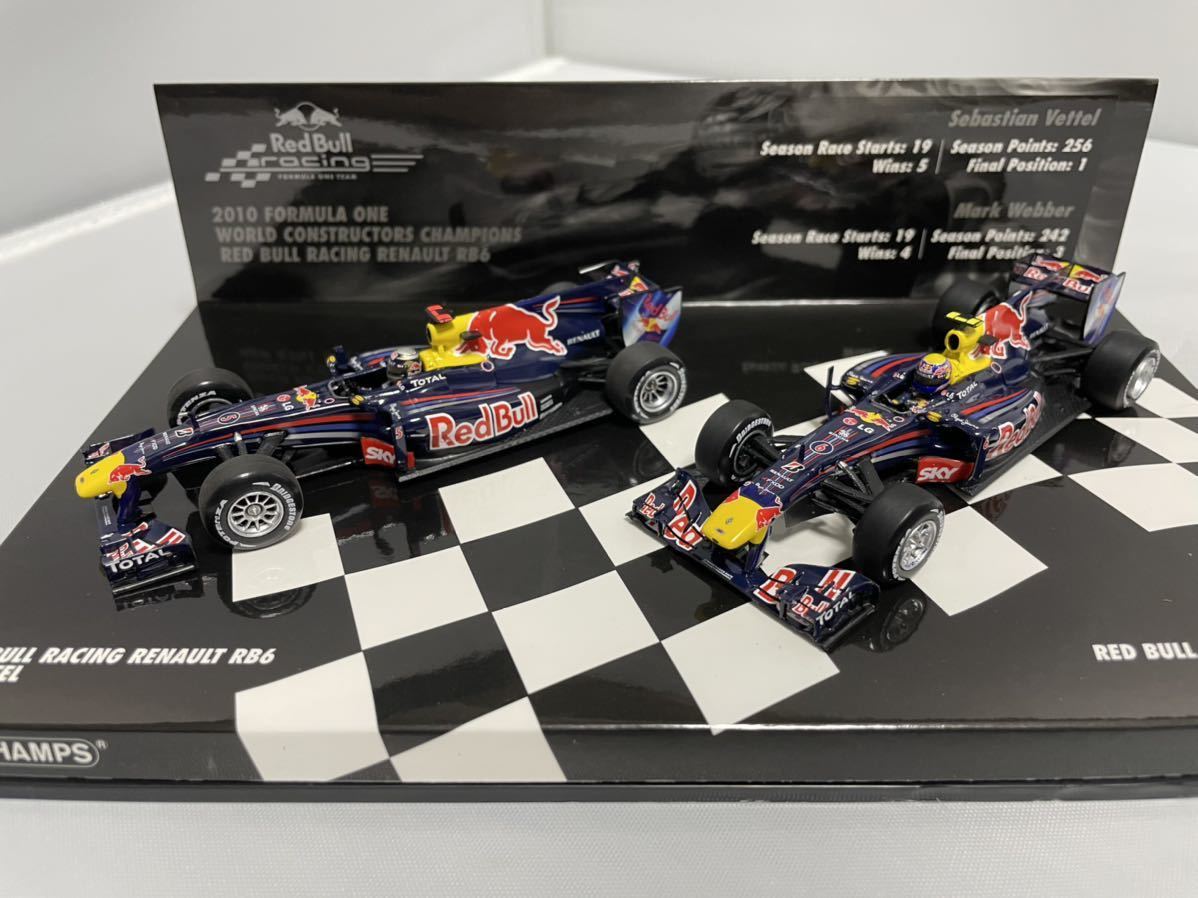 1/43 ミニチャンプス レッドブルレーシング ルノー RB6 2010 ワールド 
