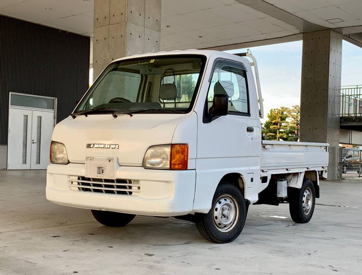 スバル サンバートラック 4WD エアコン トラック - 車検R7 PS付き 0 