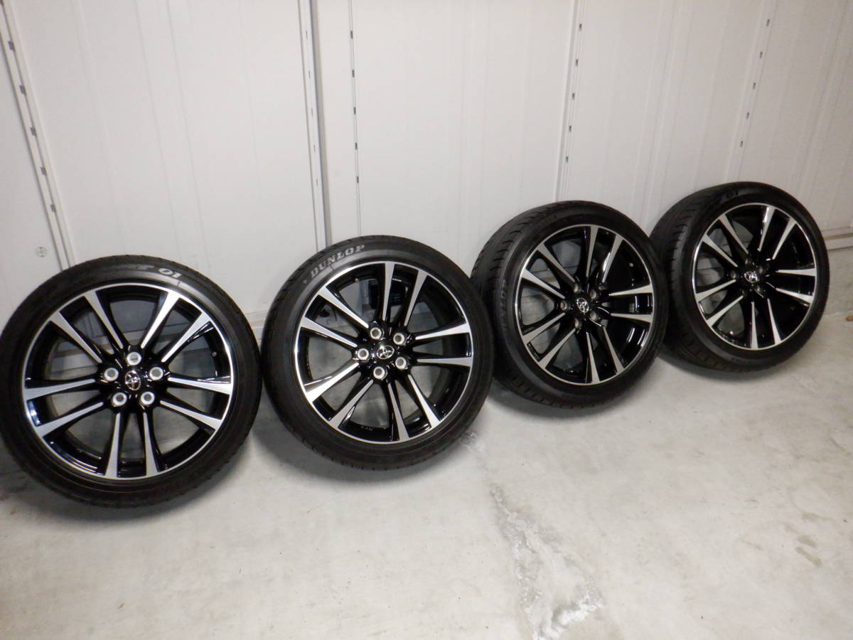 G’s プリウスα ENKEI 18インチ タイヤホイールセット トヨタ プリウスα G's純正 エンケイ製 18インチタイヤ・ホイール