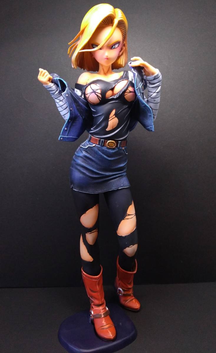 人造人間18号 LAZULI カスタムリペイント 瞳修正 服破れ追加