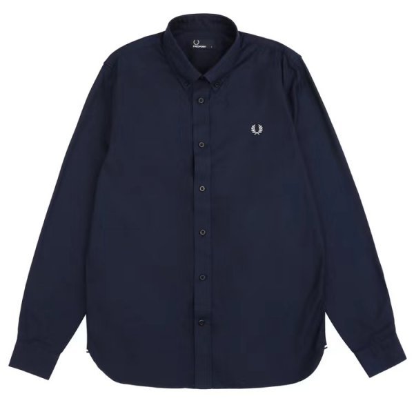 【得価，大人気】 メンズシャツFREDフレッドペリートップス長袖シャツブラウス濃紺XL(XLサイズ以上)｜売買されたオークション情報、yahooの商品情報をアーカイブ公開 - オークファン ドレスシャツ、ワイシャツ