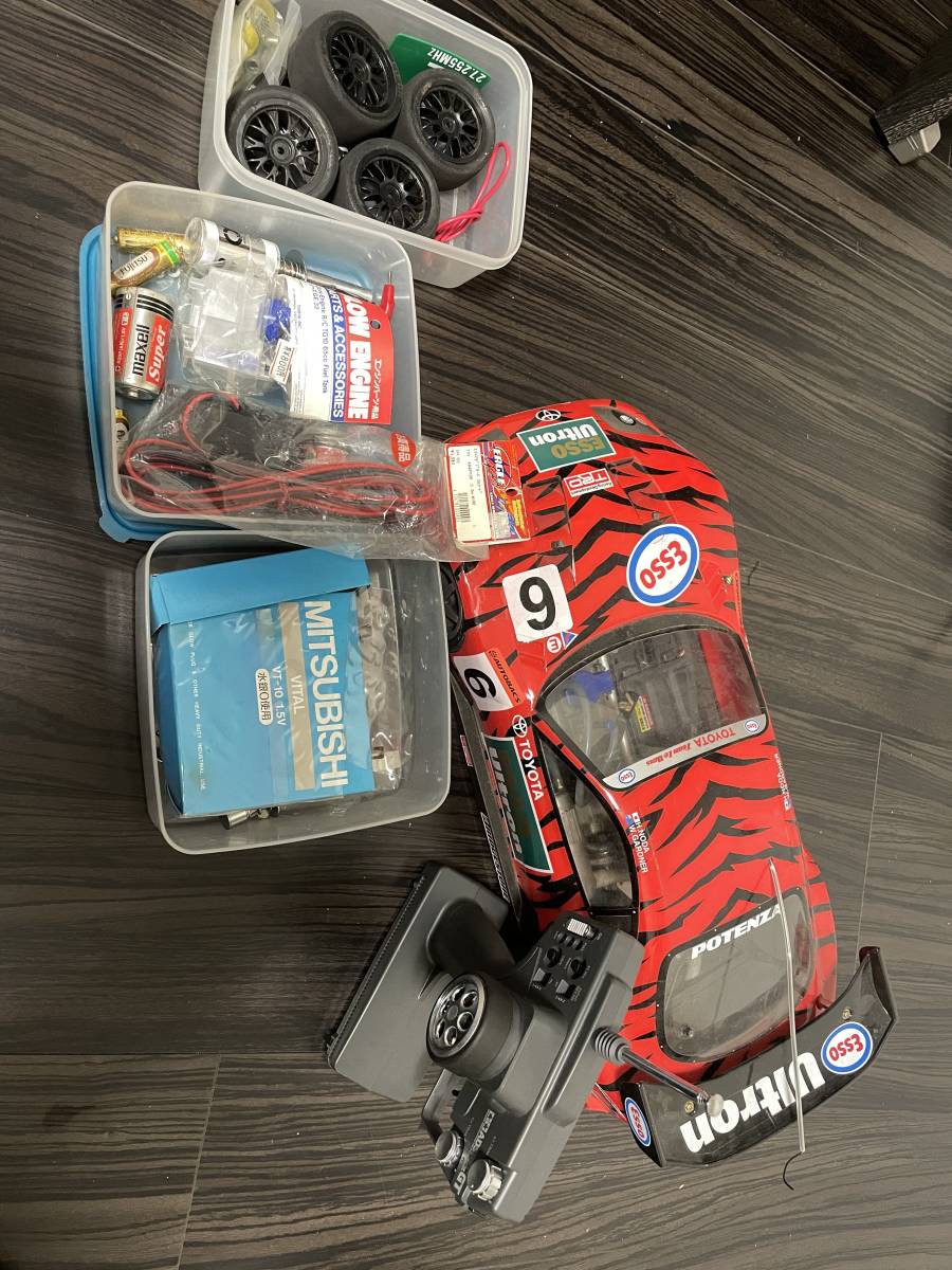 タミヤ グローエンジン ラジコン 日産 R390 GT1 MGX-MK1 1/8 プロポ