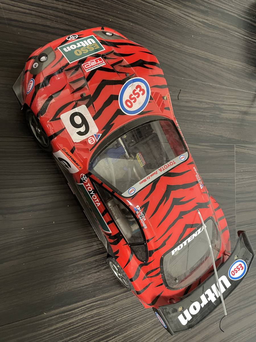 タミヤ グローエンジン ラジコン 日産 R390 GT1 MGX-MK1 1/8 プロポ