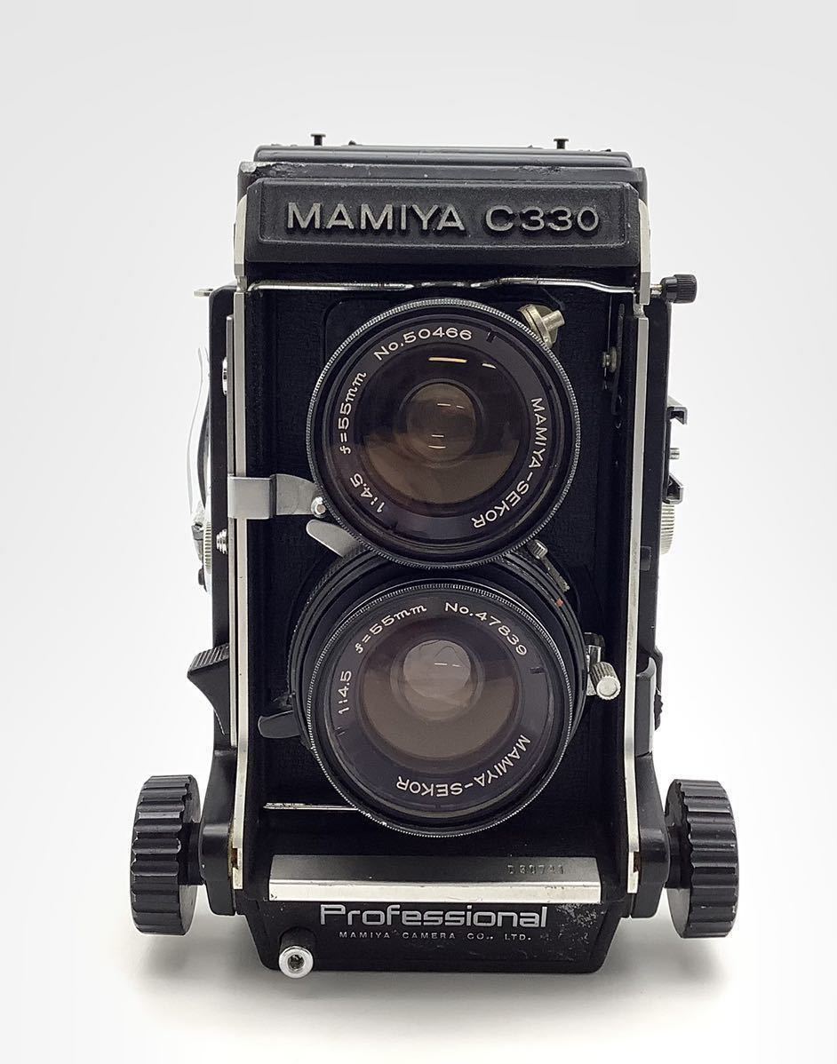 ③ ジャンク MAMIYA C330 Professional 二眼レフカメラ 蛇腹カメラ本体