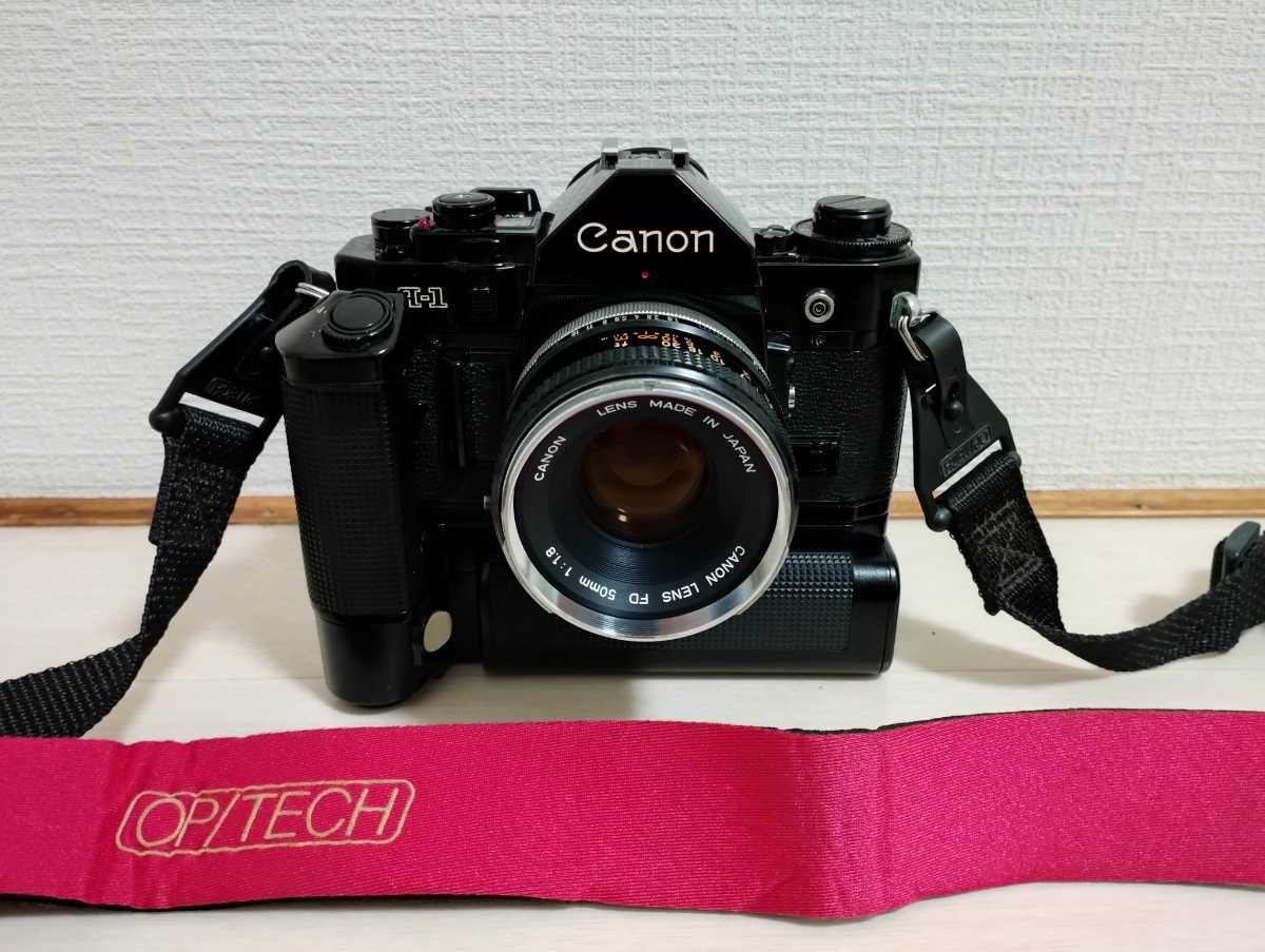 遺品整理】Canon A-1 レンズ付き シャッター切れました 速度変化有り