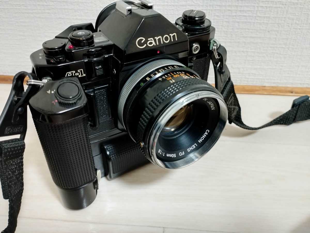 遺品整理】Canon A-1 レンズ付き シャッター切れました 速度変化有り