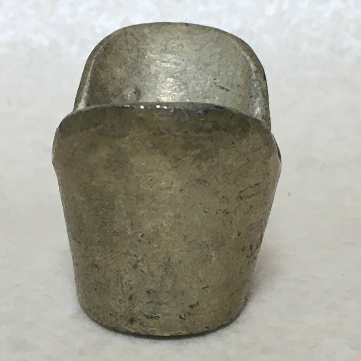 859】中国 清朝 大清庫銀 「東昌造 足銀 招財進宝」93g 古銭 銀錠 元宝