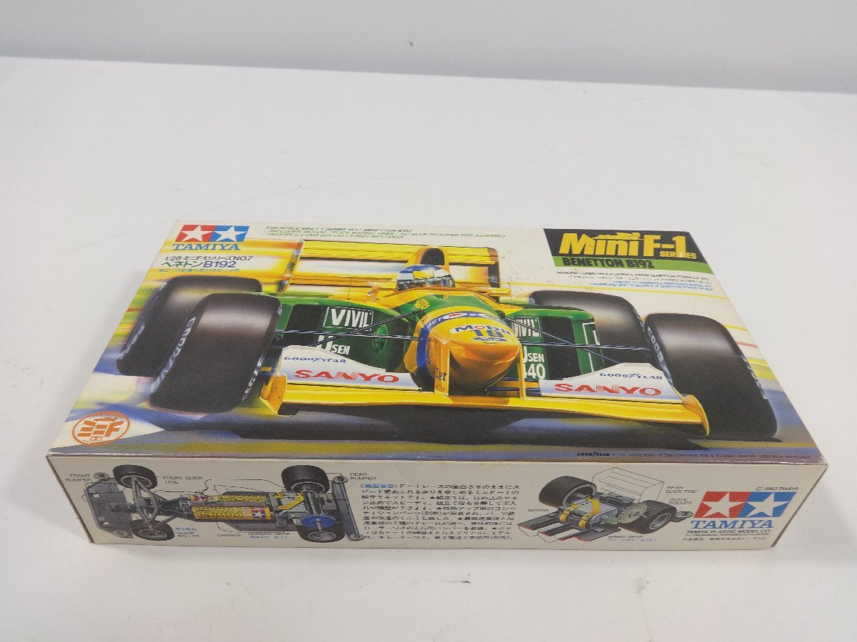  タミヤ/TAMIYA 1/28ミニF-1シリーズNO.7 ベネトンB192 ITEM28007 未組立品/日本製 CO12.007 /01(ミニ四駆)｜売買されたオークション情報、yahooの商品情報をアーカイブ公開 - オークファン ミニ四駆