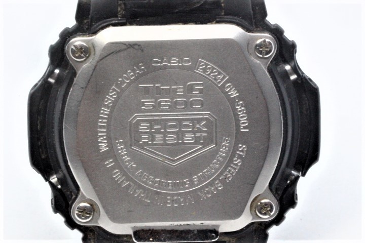 たけし CASIO】G-SHOCK TheG GW-5600J-1JF TOUGH SOLAR WAVE CEPTOR 中古品