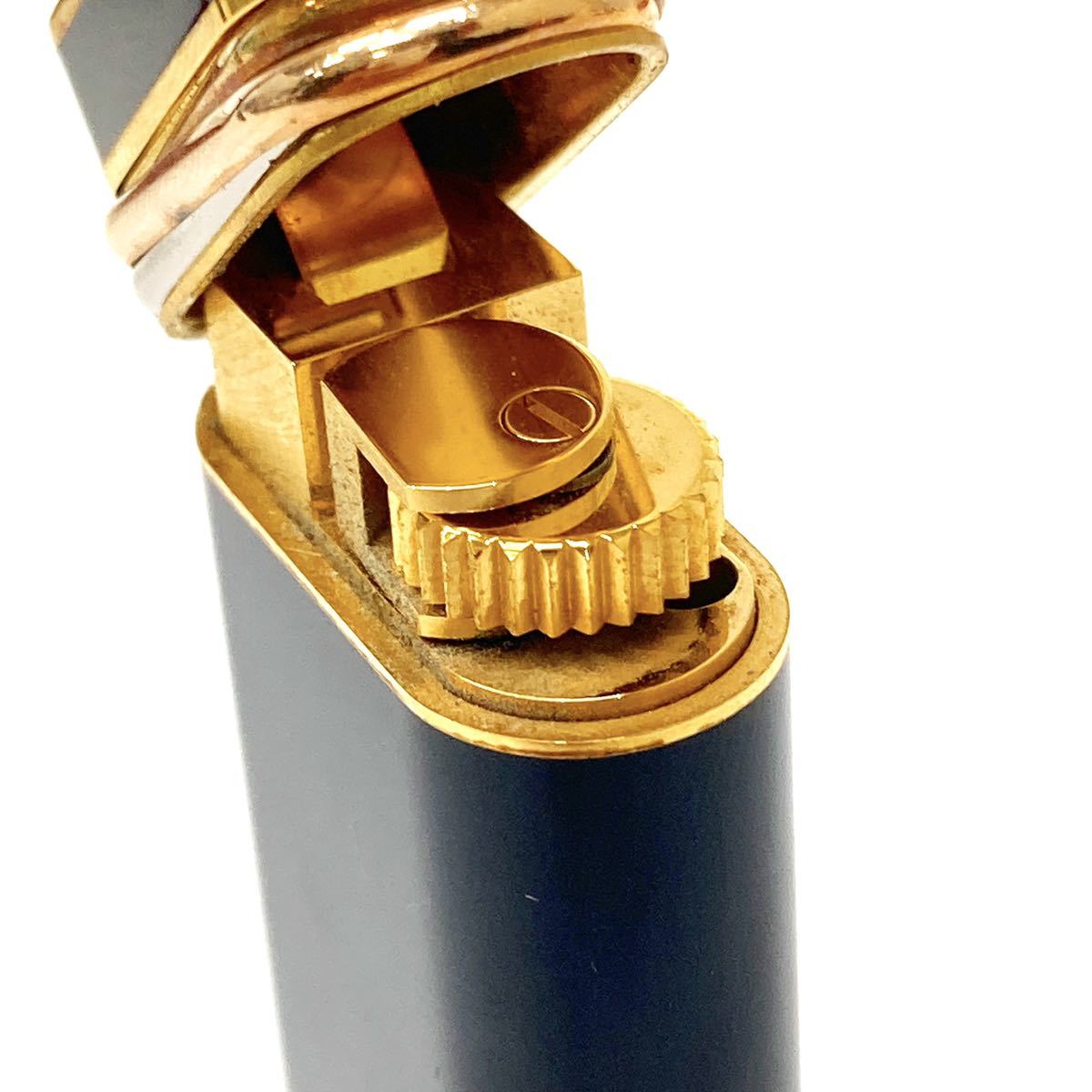 Cartier カルティエ トリニティ ガスライター 黒 ゴールド 喫煙具 箱 