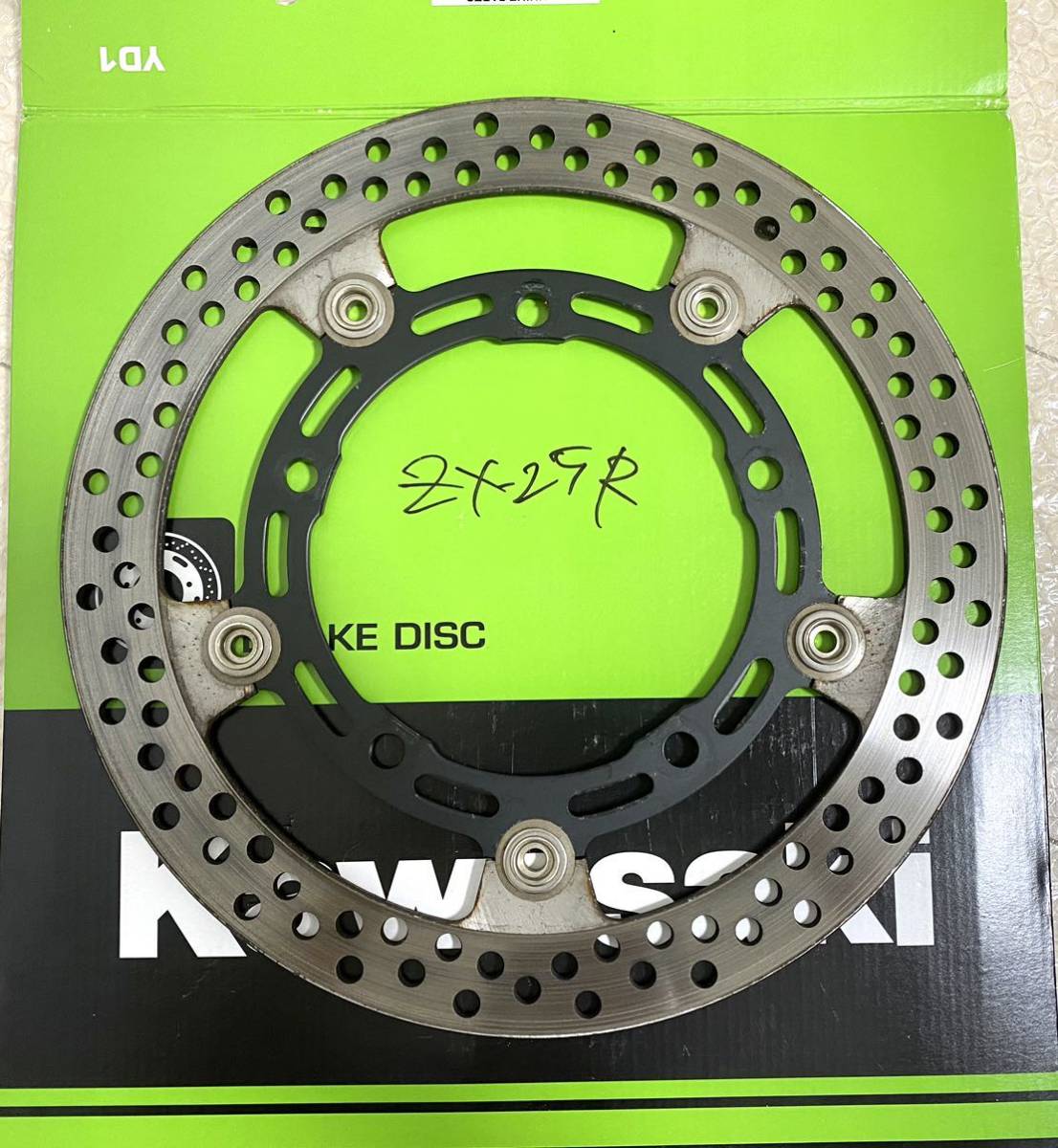 ZX25R フロントディスクローター　カワサキ純正　中古　曲がりなし ZX-25R Ninja 中古 フロントディスクローター ZX25R ZX-25R）by