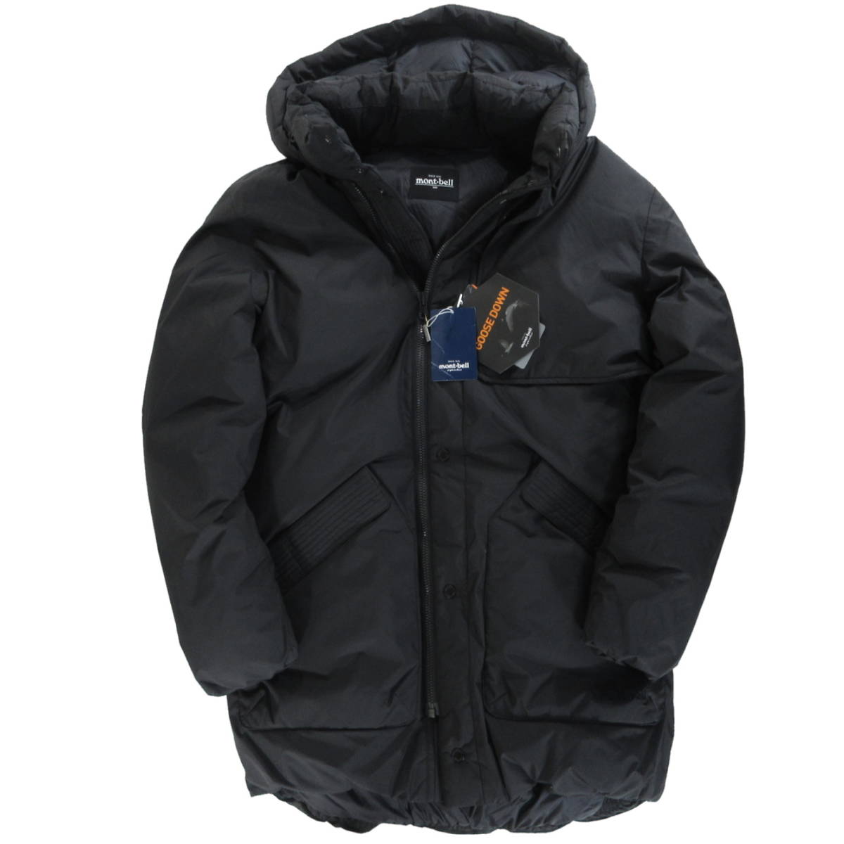 定5.2万 新品◇mont-bell◇保温 防水 透湿 EX グースダウン フーディー  