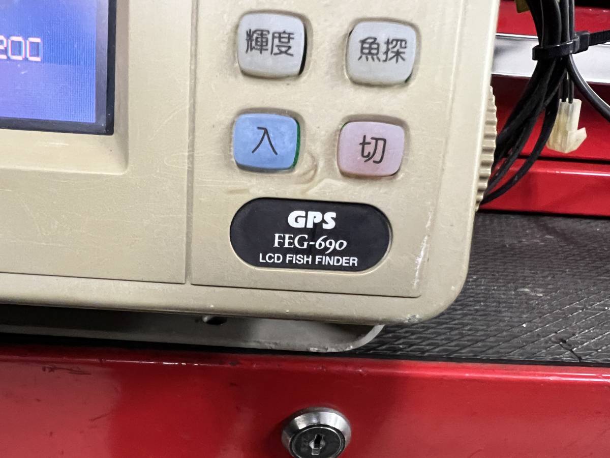 FUSO 魚探 FEG-690 200KHz GPS/PLOTTER/FISH FINDER 南紀仕様 ふそう フソー(モニター5型～)｜売買 ...