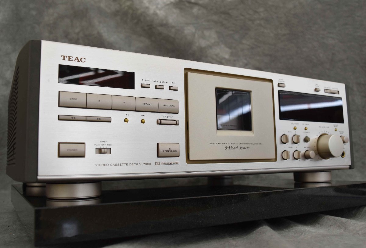  F TEAC ティアック V-7000 カセットデッキ(一般)｜売買されたオークション情報、yahooの商品情報をアーカイブ公開 - オークファン 一般
