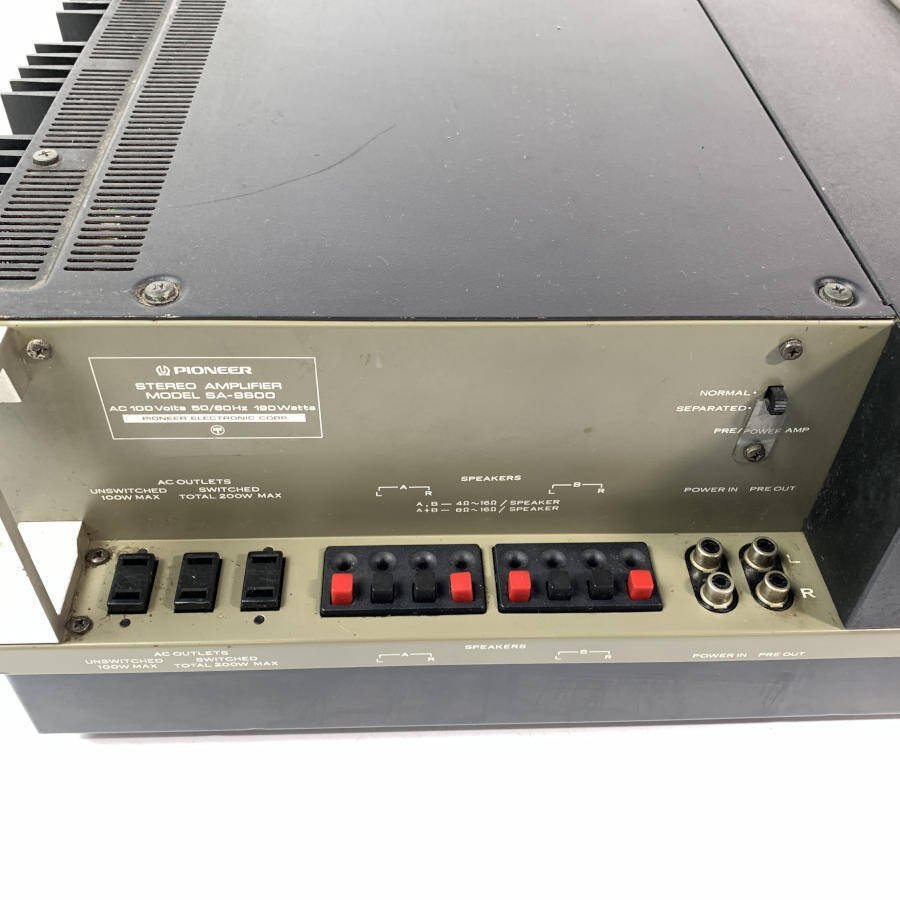 PIONEER SA-9800 プリメインアンプ 100W+100W/4◇現状品 【公式通販】