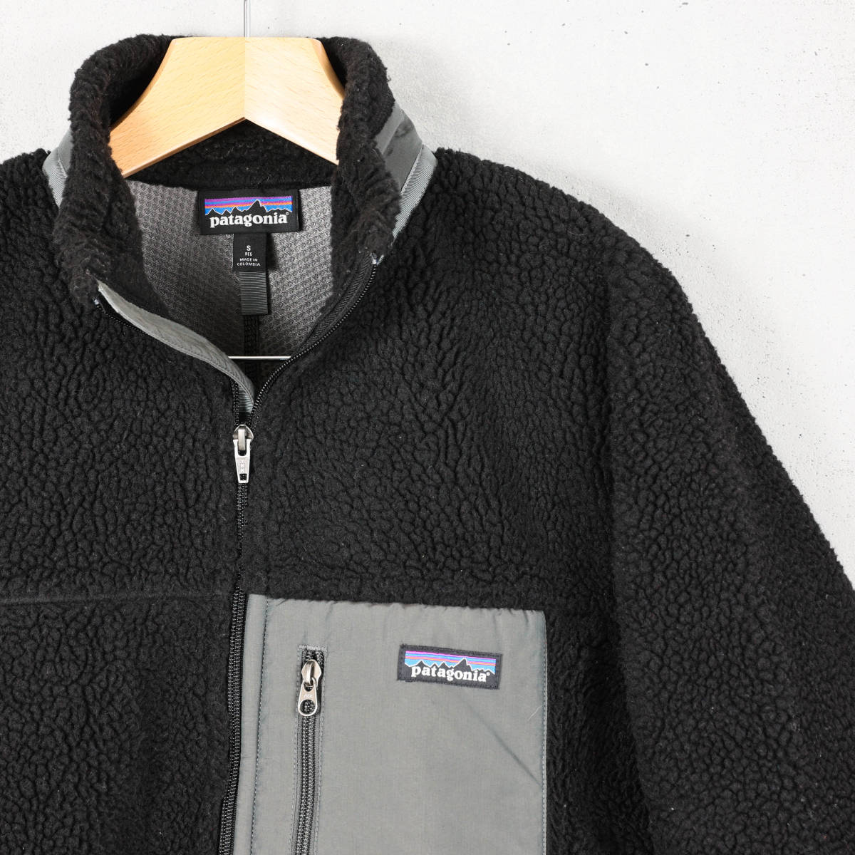Patagoniaパタゴニア◇2015年製 RETRO-X フリースジャケット◇ブラック 
