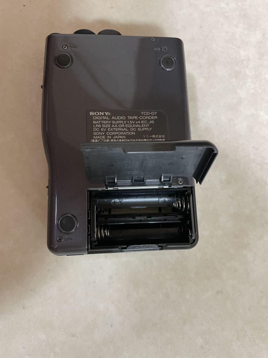 SONYソニー DAT WALKMAN TCD-D7 現状品ジャンク TCD-D7 SONY DAT 本体