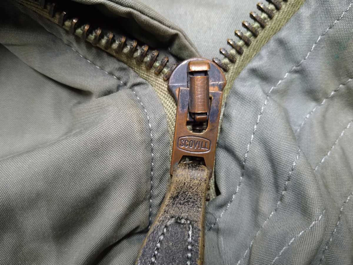 USA製 N-3B フライトジャケット 布製 米軍 実物 ビンテージ VINTAGE 
