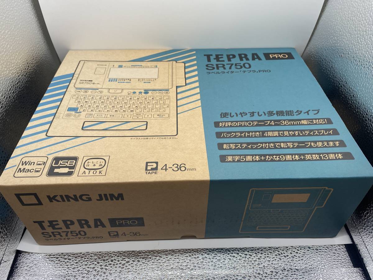 ★新品・未使用☆□ KING JIM TEPRA PRO SR750 ラベルライター 4mm~36mm