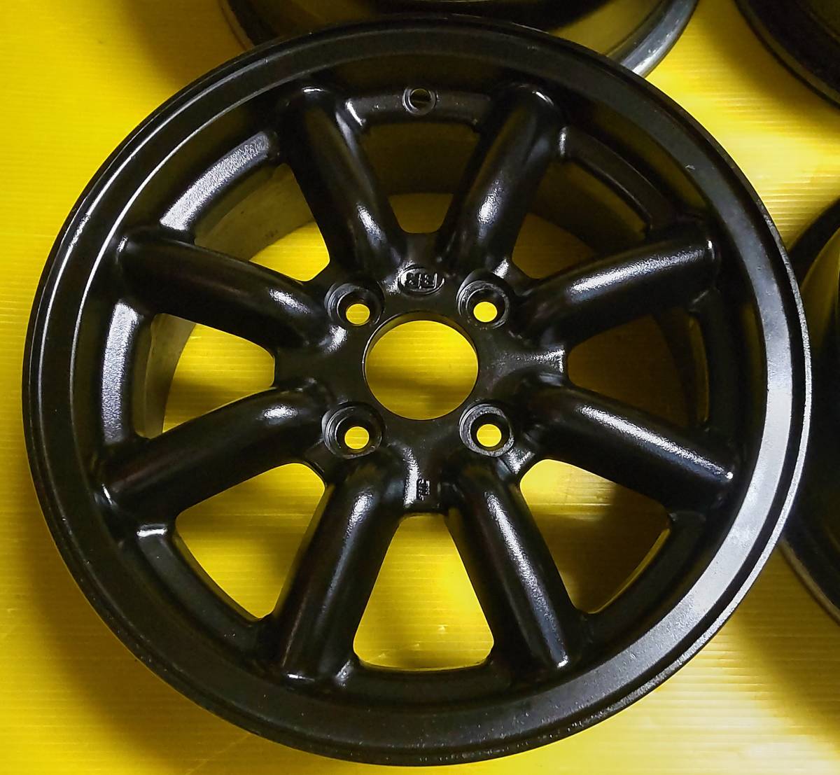 4本セット BR ブラックレーシング 14×6J+40 PCD100/4H ハブ約59mm 半 