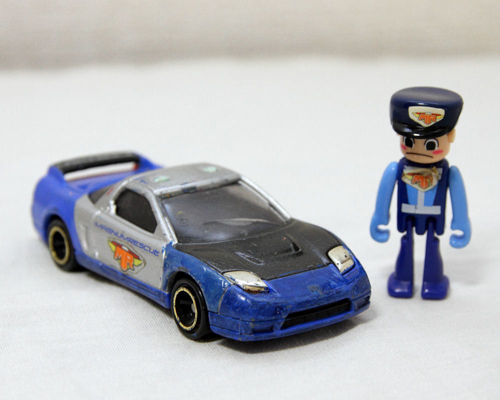 マグナムレスキューα トミカ 6台とプラキッズ8体セット(メガクルーザー