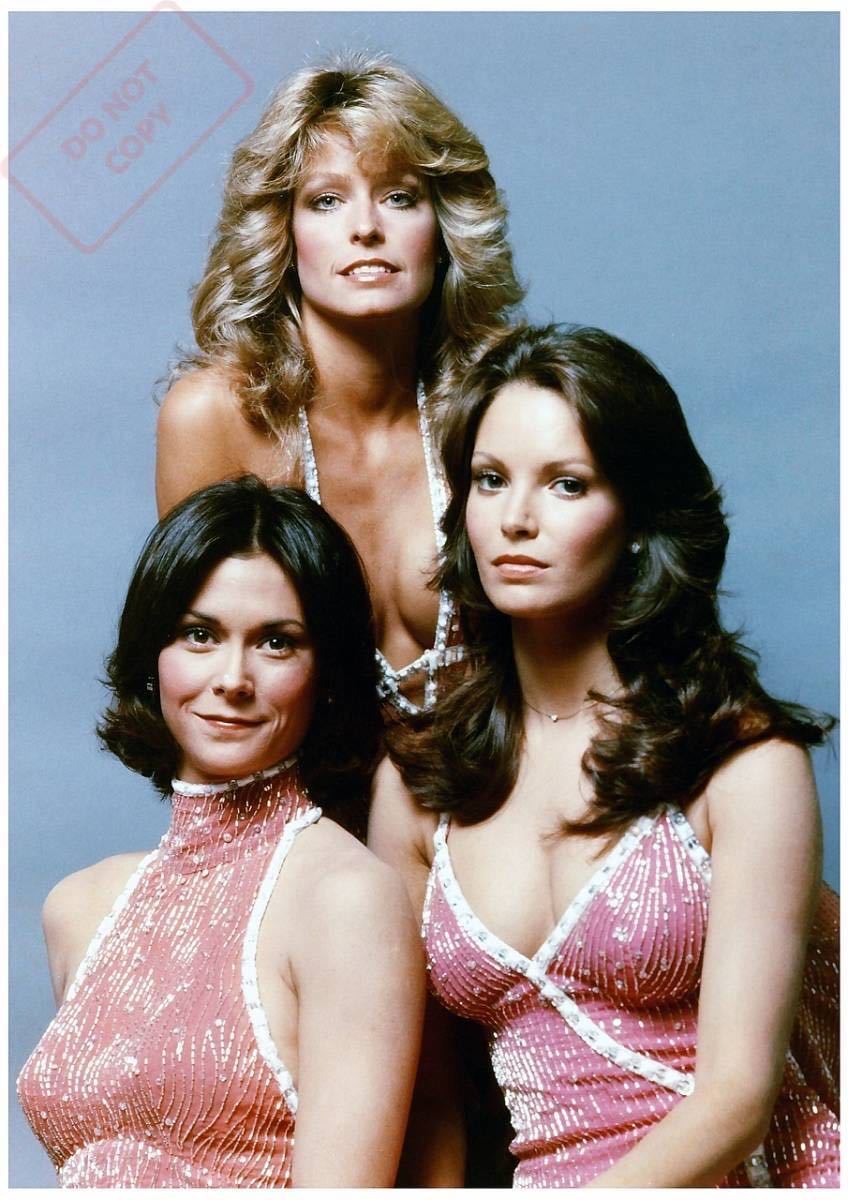 ポスター☆『チャーリーズ・エンジェル』 1976年☆ファラ・フォー