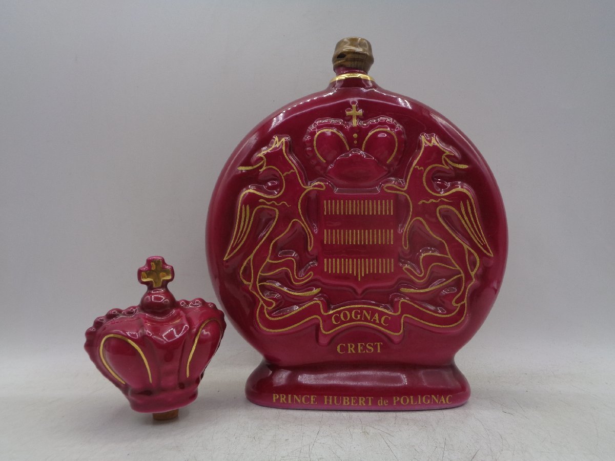 古酒 PRINCE HUBERT de POLIGNAC CRYSTAL DECANTER CARAFE en CRISTAL