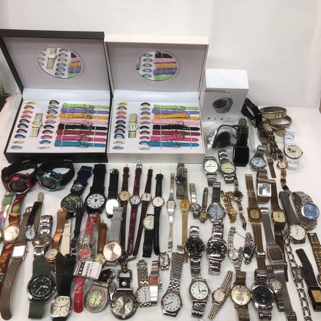 腕時計 まとめて69本 SEIKO RADO CITIZEN CYMA などジャンク品 部品