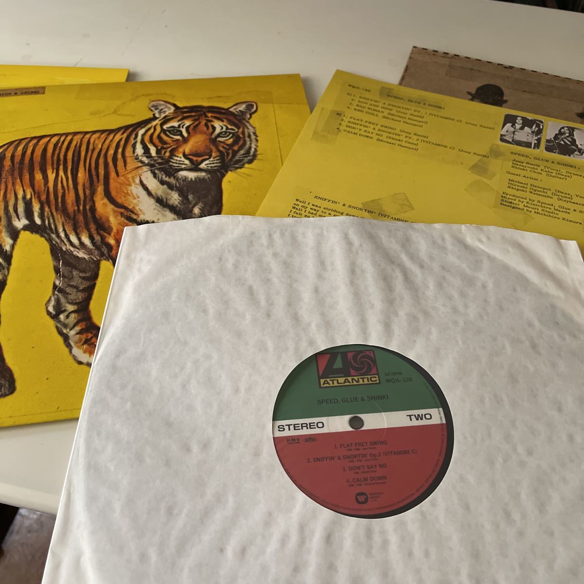 GLUE ⁄ & SPEED, SHINKI レコード 非売品 見本盤 LP BEK179A