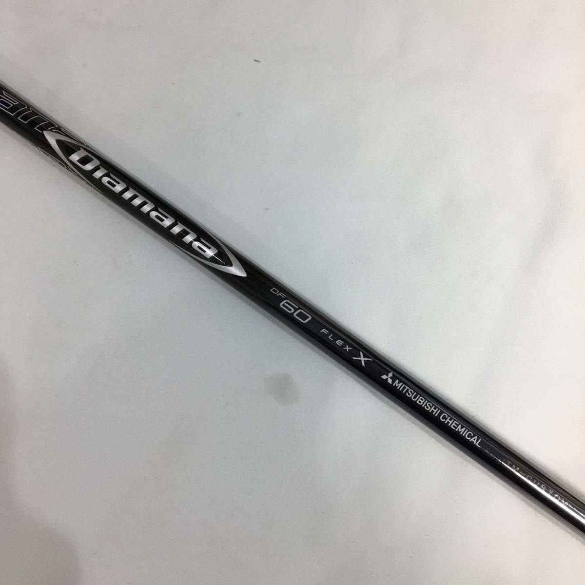 【即決価格】1W用シャフト単品 三菱ケミカル Diamana DF60 / フレックスX / スリーブ無し /※長さ，重量写真参照(グリップ込み)