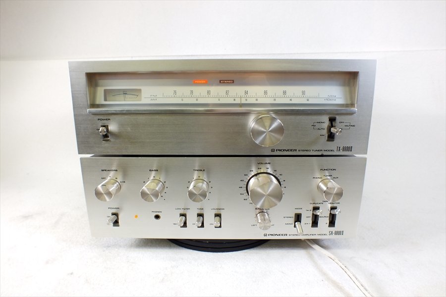 Pioneer パイオニア TX-6600Ⅱ ステレオチューナー 音響機器