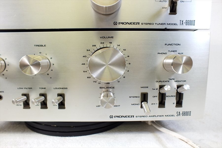 Pioneer パイオニア TX-6600Ⅱ ステレオチューナー 音響機器
