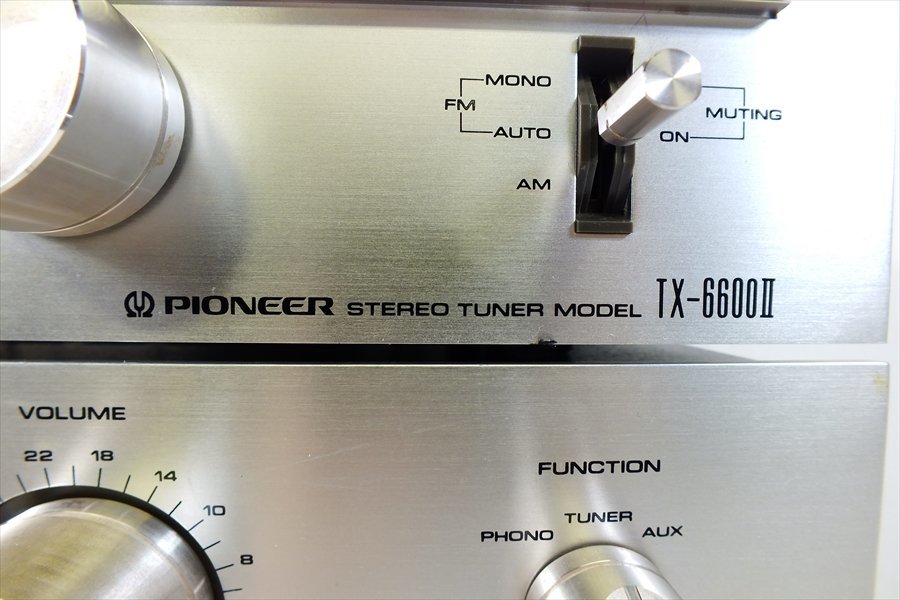 Pioneer パイオニア TX-6600Ⅱ ステレオチューナー 音響機器