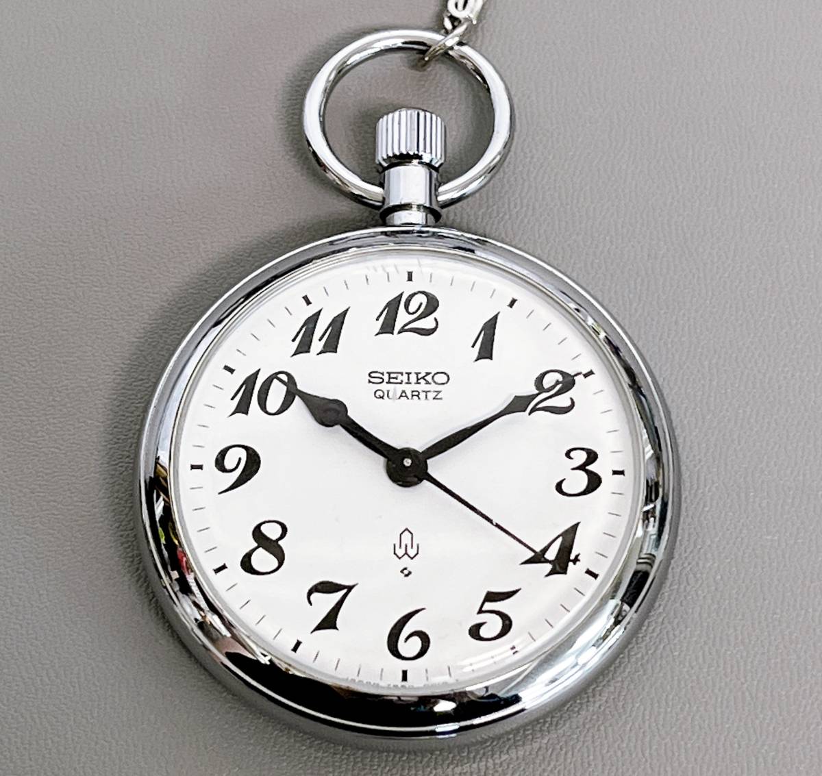 セイコー 7550-0010 クォーツ 懐中時計 鉄道時計 動作未確認 SEIKO 