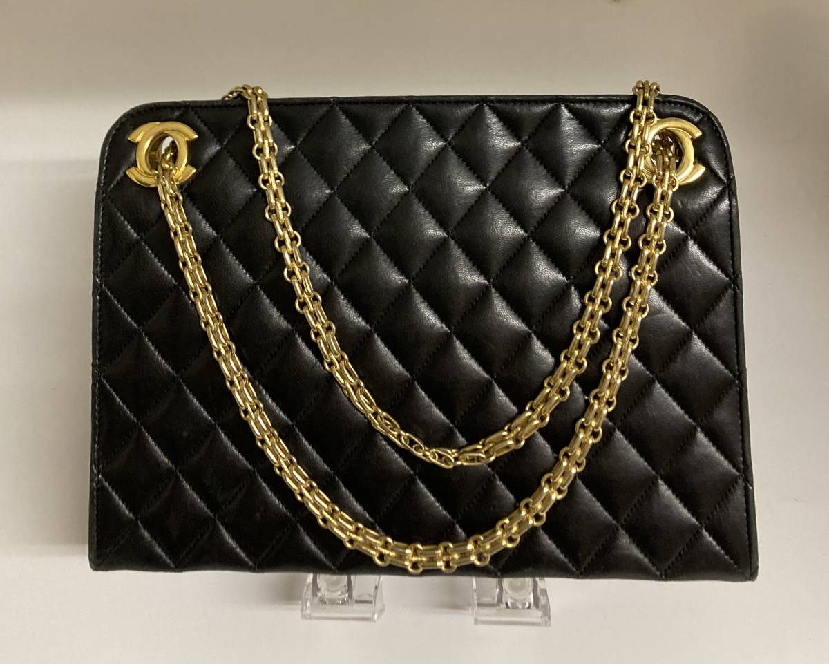  1円スタート CHANELシャネル ヴィンテージ チェーンハンドバッグ マトラッセ アンティーク(ショルダーバッグ)｜売買されたオークション情報、yahooの商品情報をアーカイブ公開 - オークファン かばん、バッグ