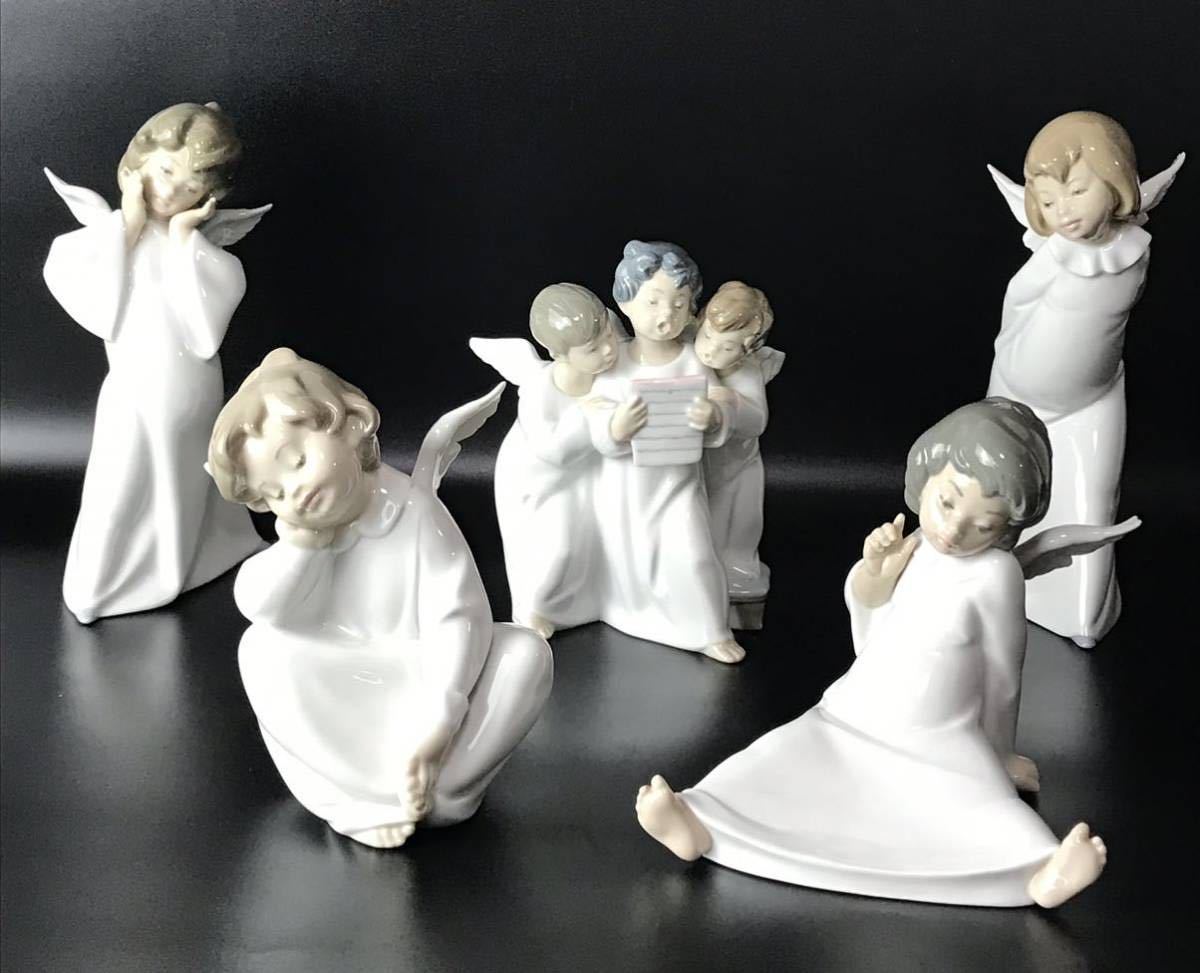 1円 NAO by LLADRO フィギュリン 陶器人形 人形 少女 女の子 子犬 犬